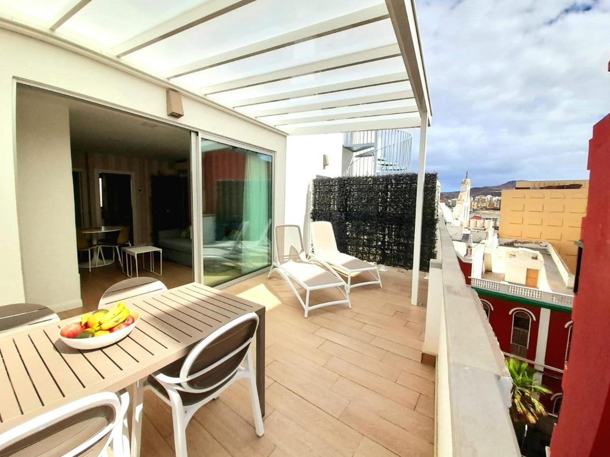 Malibu Canteras Atico 22 Con Terraza - Penthouse With Terrace (Adults Only) Las Palmas de Gran Canaria Eksteriør bilde